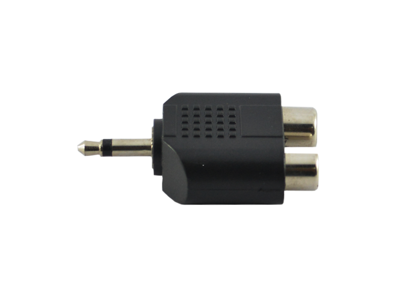 3.5mm Male (Mono) to 2xRCA Female Converter - Image 3